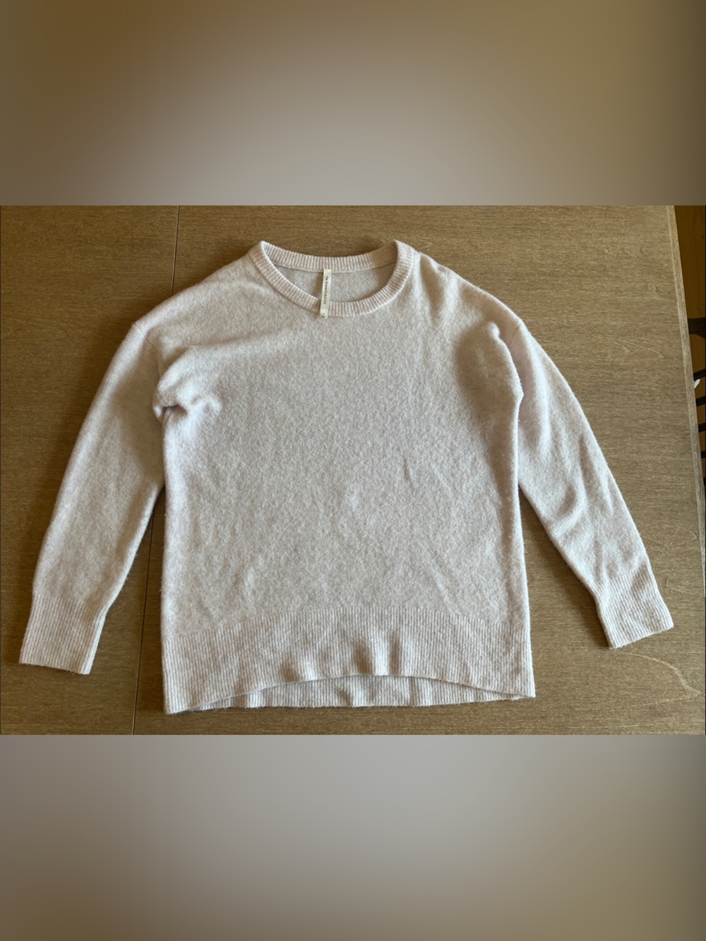 Babaton Crewneck Sweater in Pale Blush